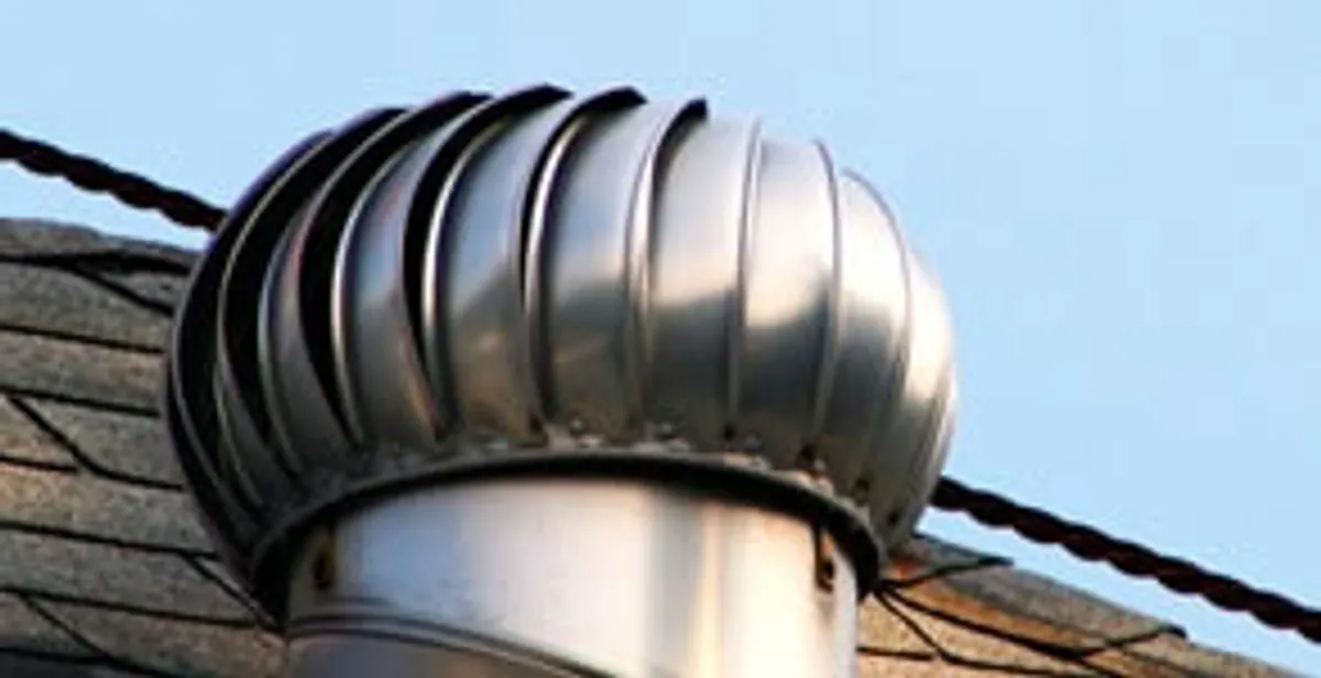 attic fan installation services with professionally installed roof ventilation unit in Fresno, CA