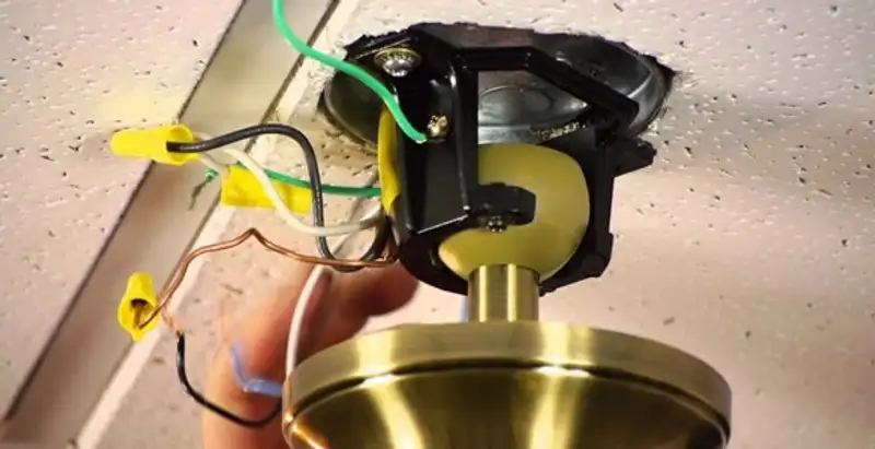 Ceiling fan wiring repair and electrical connection service in Fresno, CA