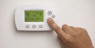 Digital thermostat installation with precise temperature programming in Fresno, CA