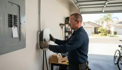 Electric vehicle charger installation with a dedicated circuit in Reedley, CA