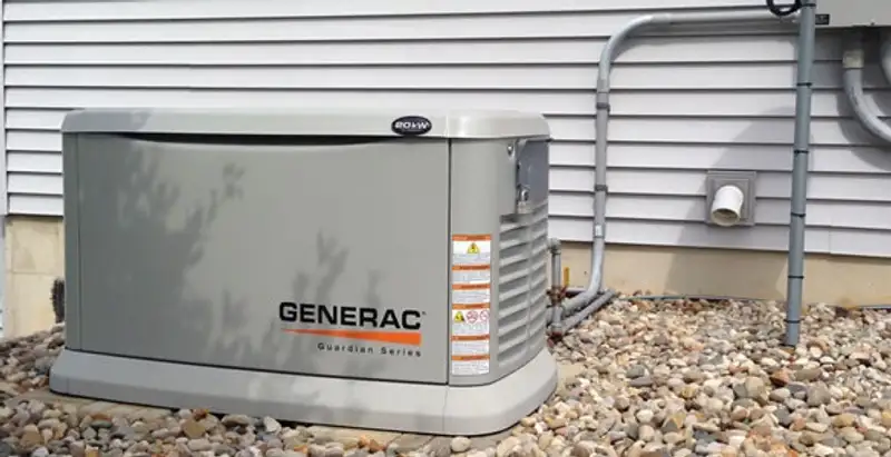 generator installation service featuring outdoor standby generator setup by licensed electricians in Fresno, CA