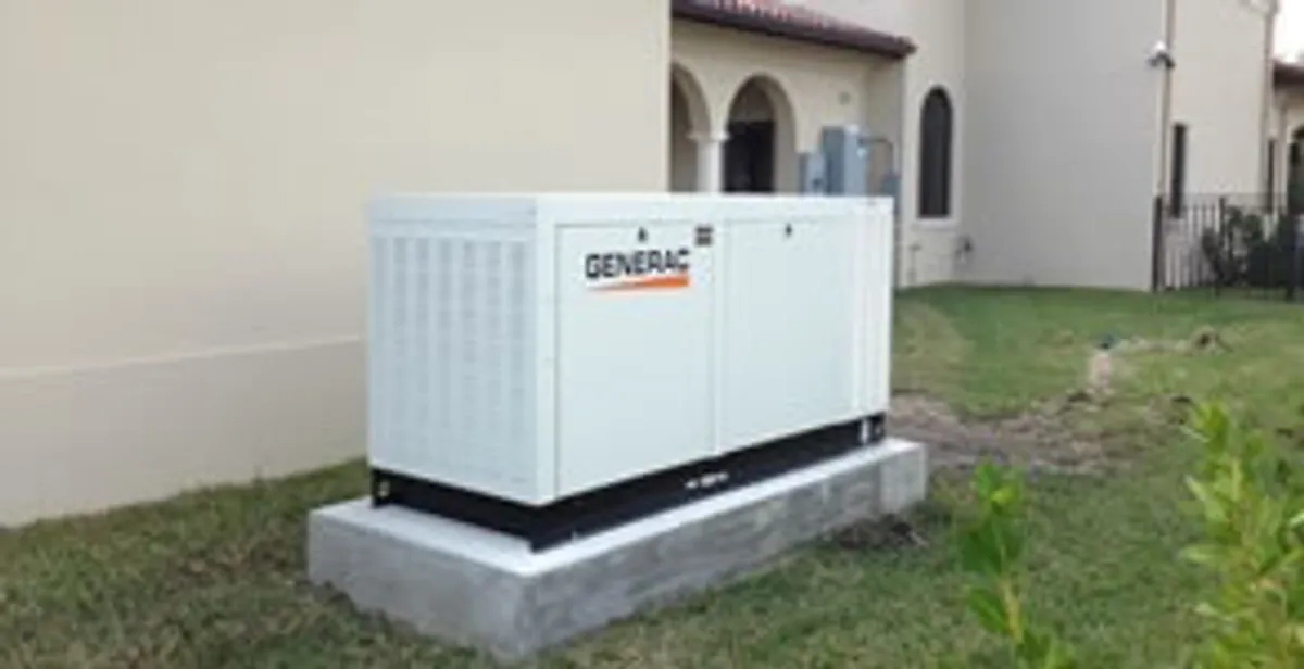 generator installation service showing standby generator professionally installed for residential power backup in Fresno, CA