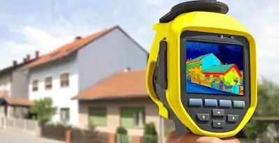 home energy audit service performing exterior thermal inspection to identify energy loss in Fresno, CA
