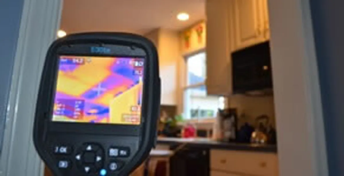 home energy audit service using thermal imaging to evaluate electrical efficiency inside a home in Fresno, CA