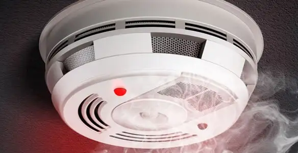 Installed smoke detector providing reliable fire detection in Fresno, CA