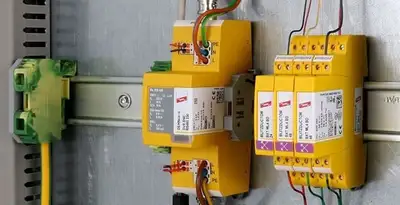 lightning surge protection system with surge suppressors installed by electrical service professionals in Fresno, CA