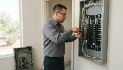 Electrical panel upgrade for an older home in Fresno, CA by a licensed electrician