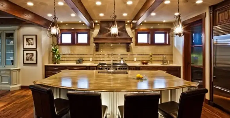 Finished recessed lighting installation providing balanced indoor lighting in Fresno, CA