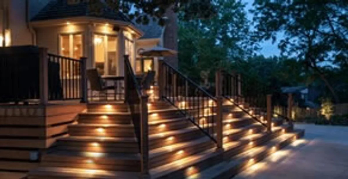 Residential electrician installing outdoor lighting for home safety in Fresno, CA