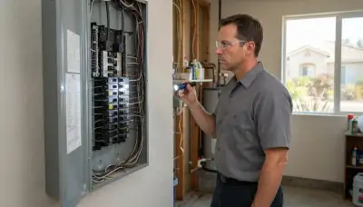 Whole-home electrical inspection of wiring and breaker panel in Kingsburg, CA